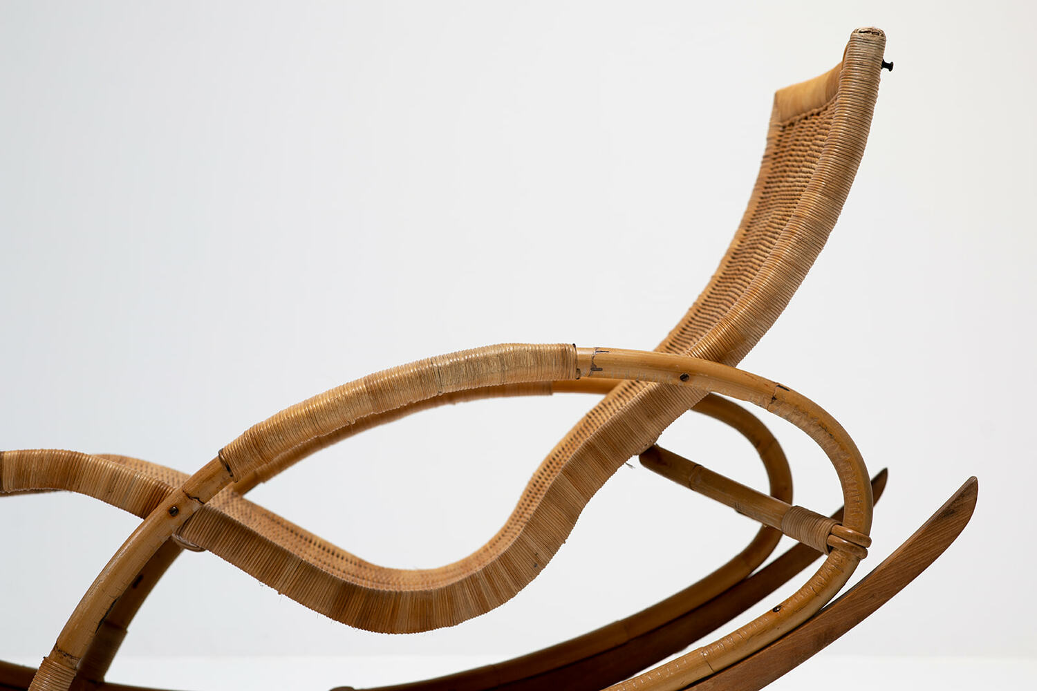 German rattan lounger